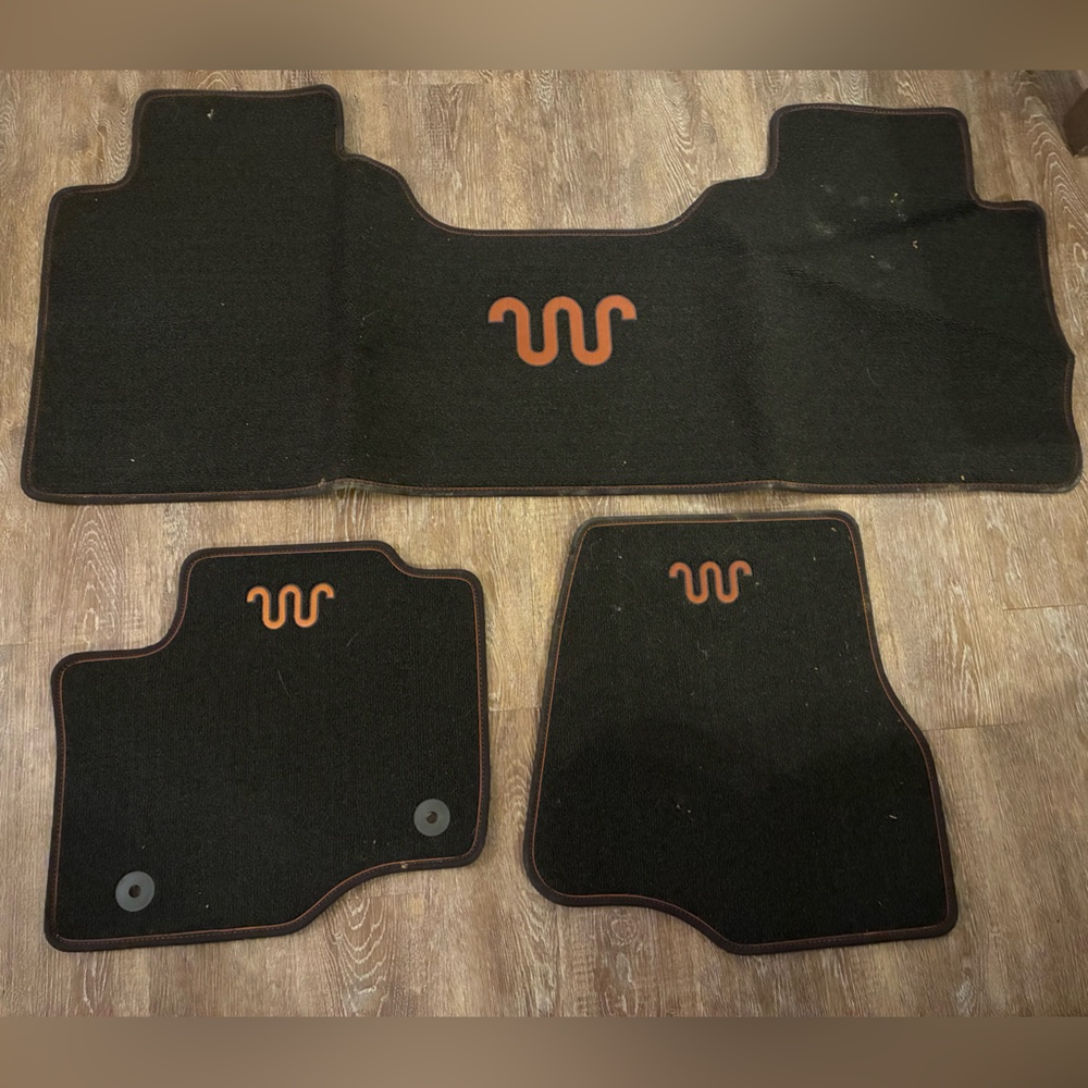 OEM Ford Super Duty King Ranch Espresso Crew Cab 3pc Floor Mats HC3B-26130D00